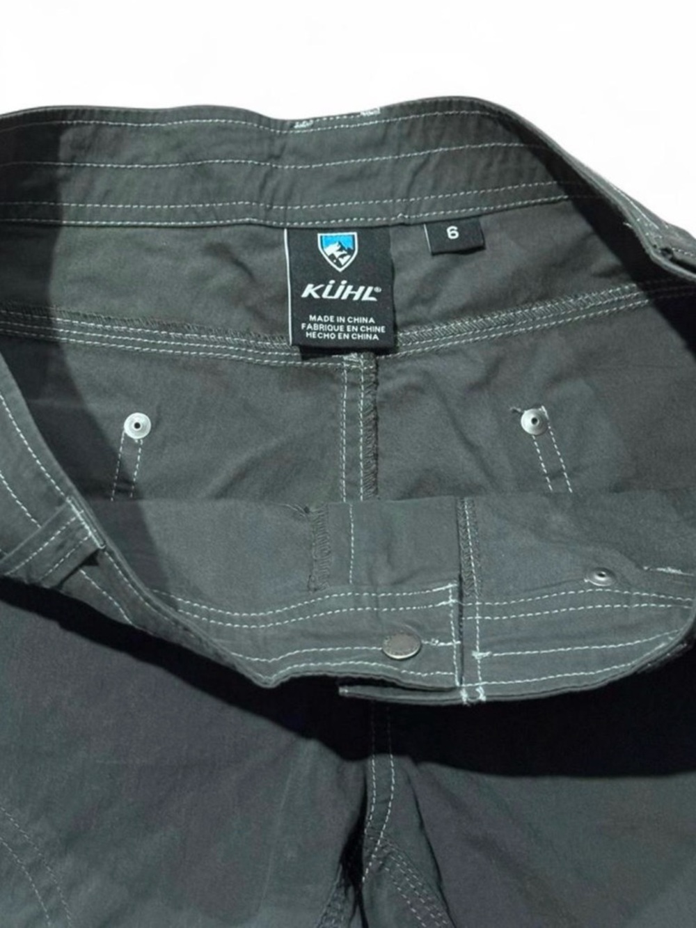 Kuhl Dark Grey Outdoor Shorts - Picture 3 of 4